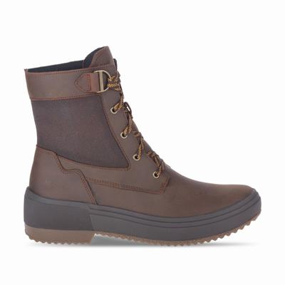 Merrell Haven Mid Lace Waterproof Kängor Dam Bruna (SE382467)